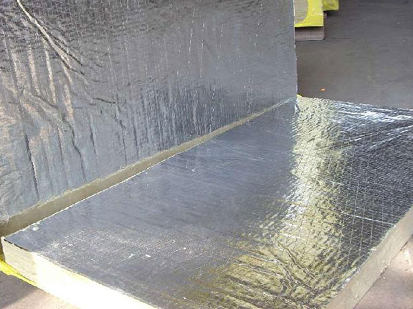 rock wool with alu foil